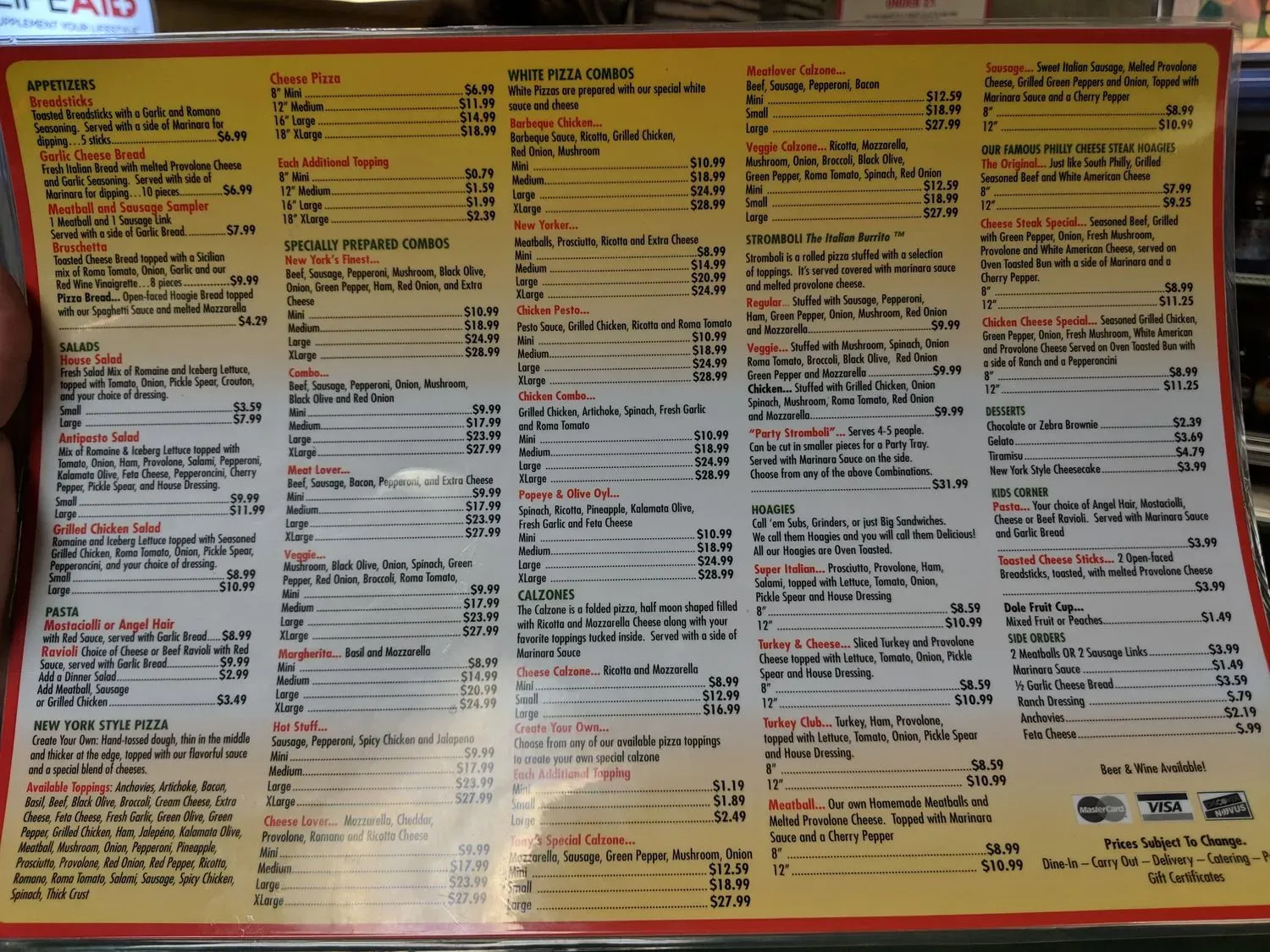 Menu 3