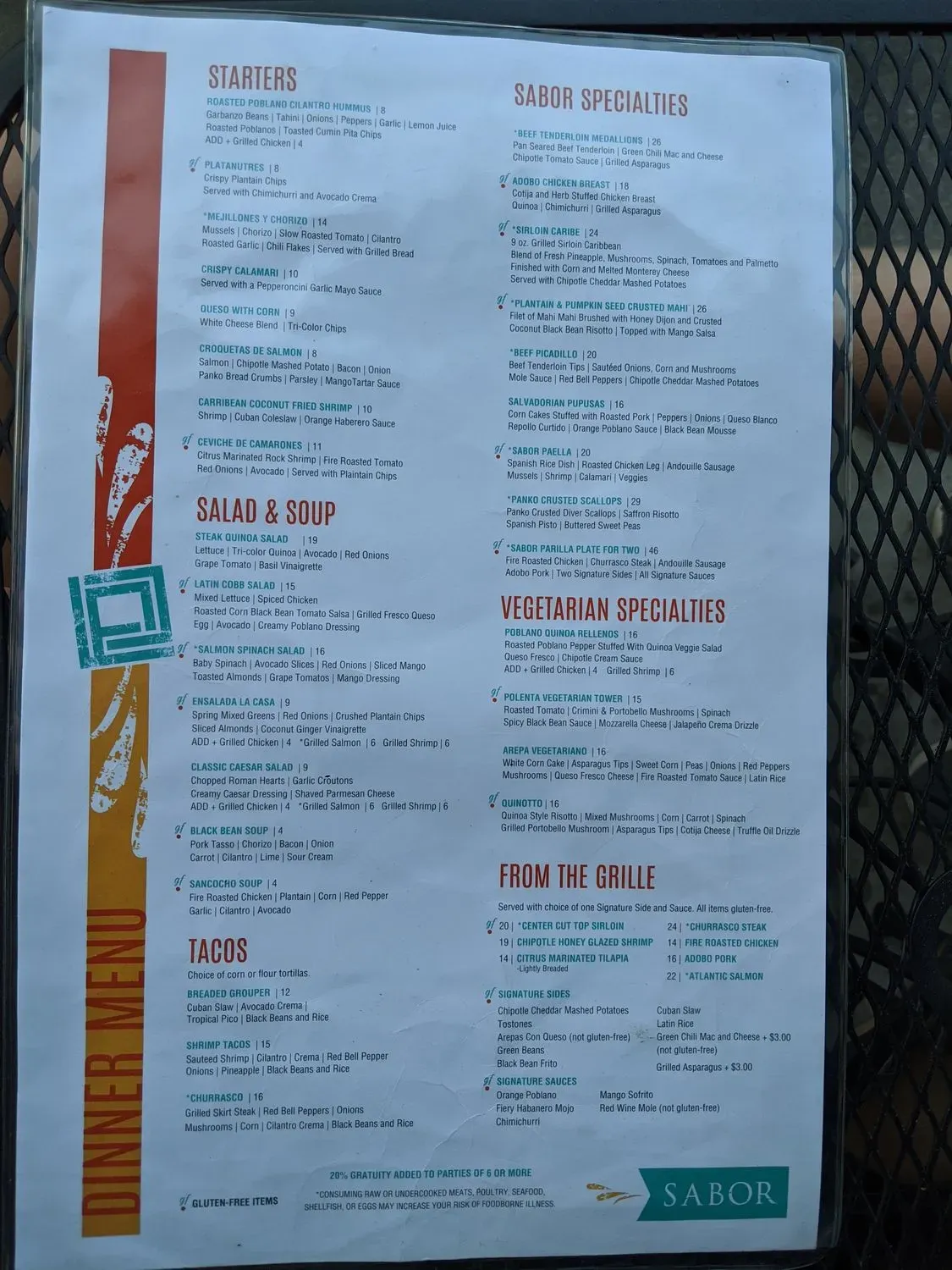 Menu 4