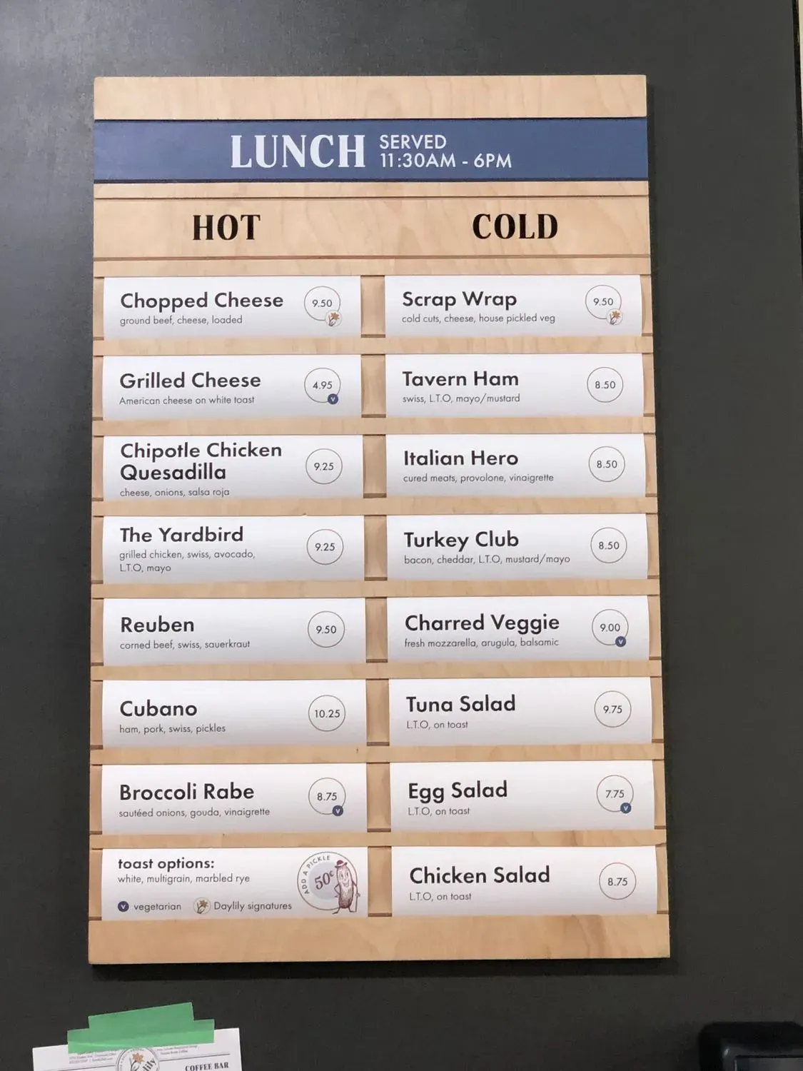 Menu 2