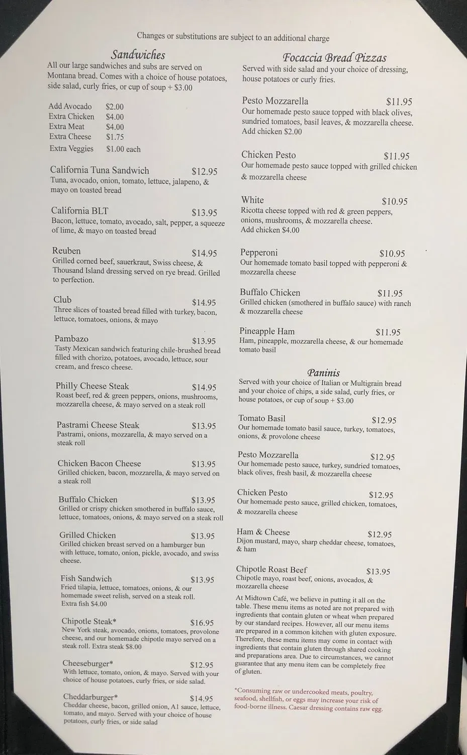 Menu 2