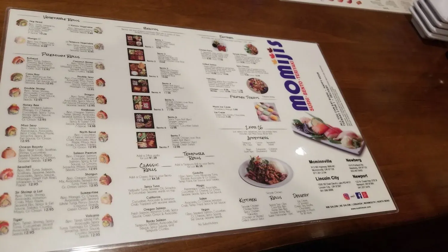 Menu 6