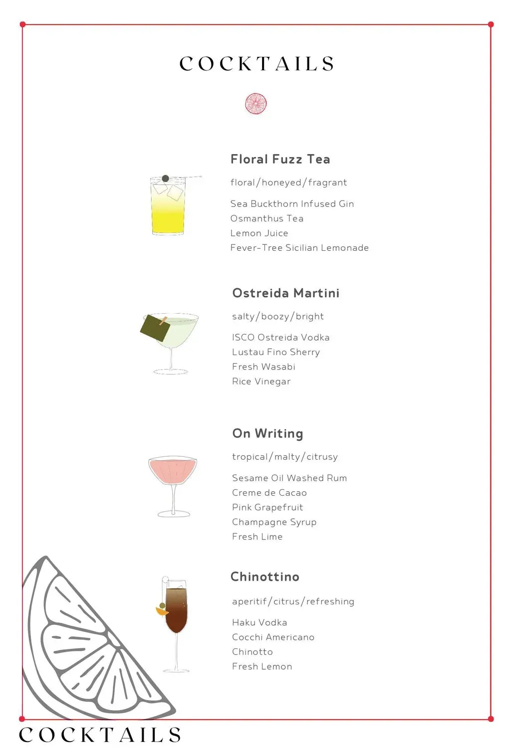 Menu 4