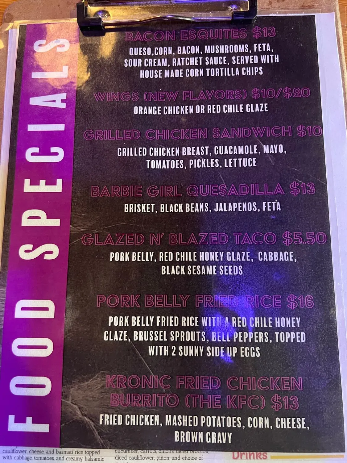 Menu 3