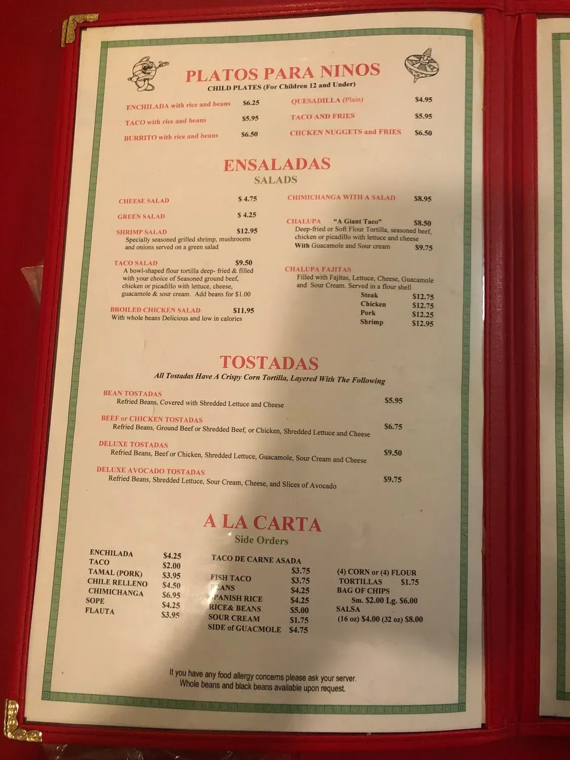 Menu 6