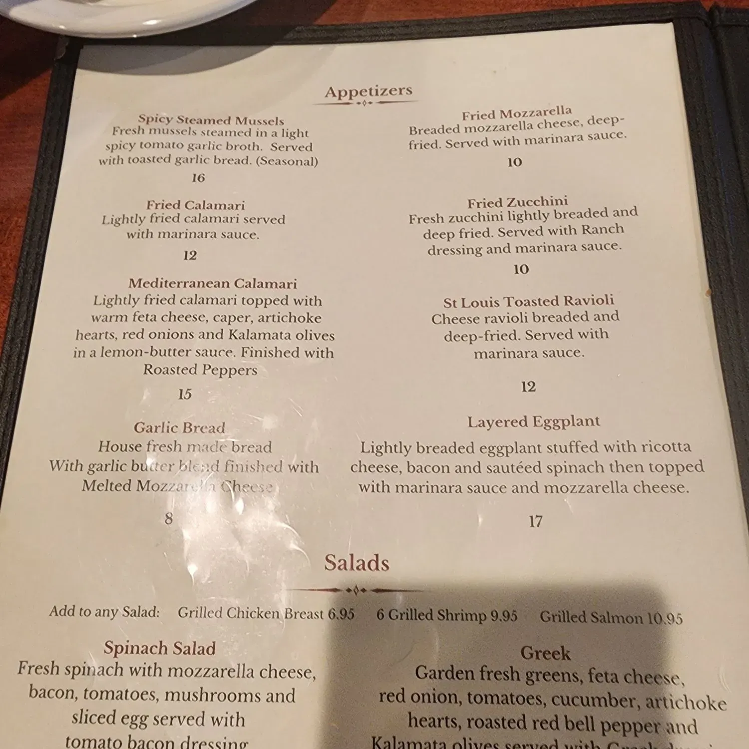 Menu 4