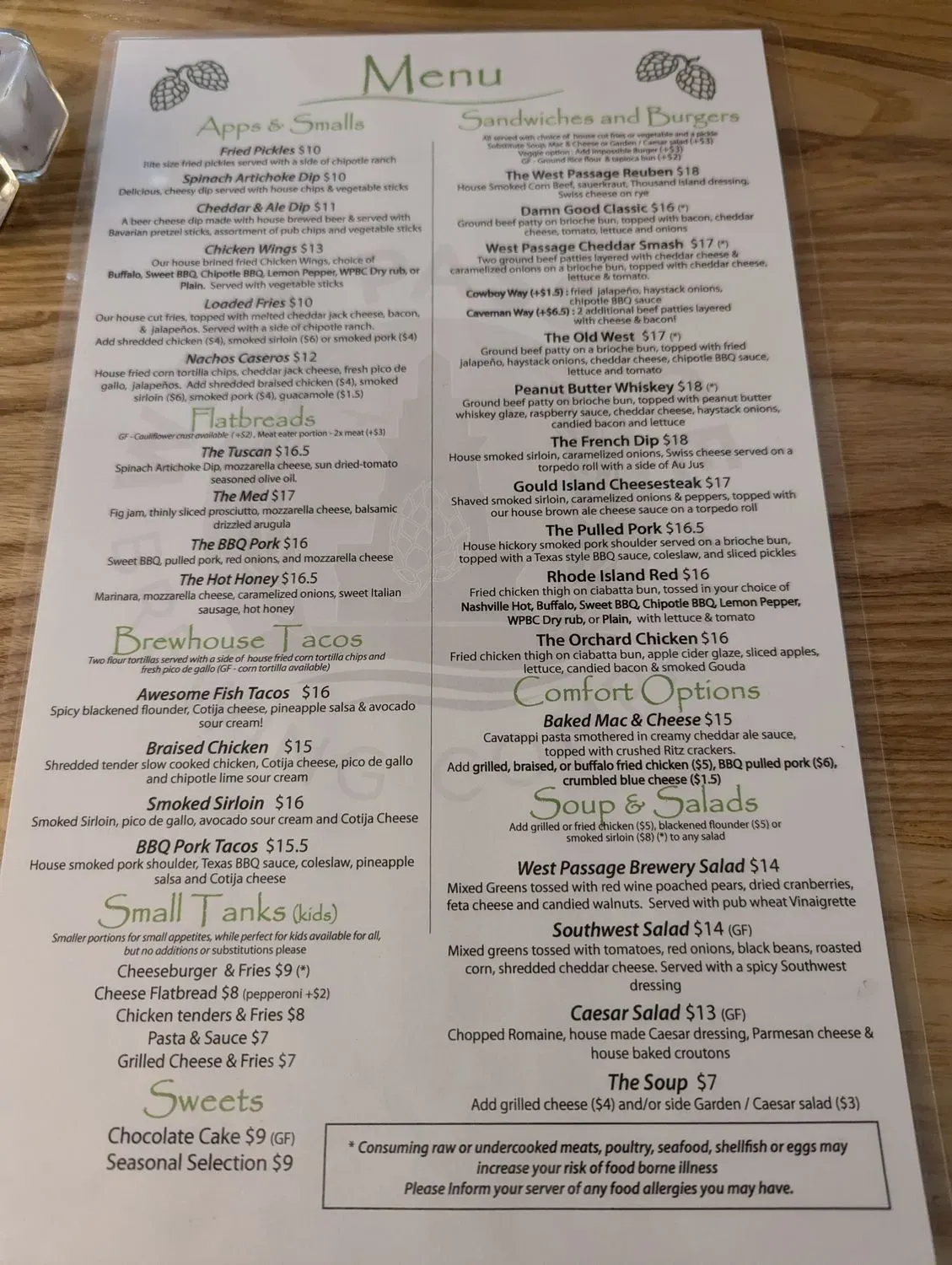 Menu 6
