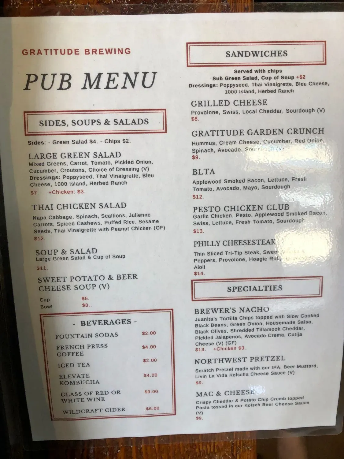 Menu 4