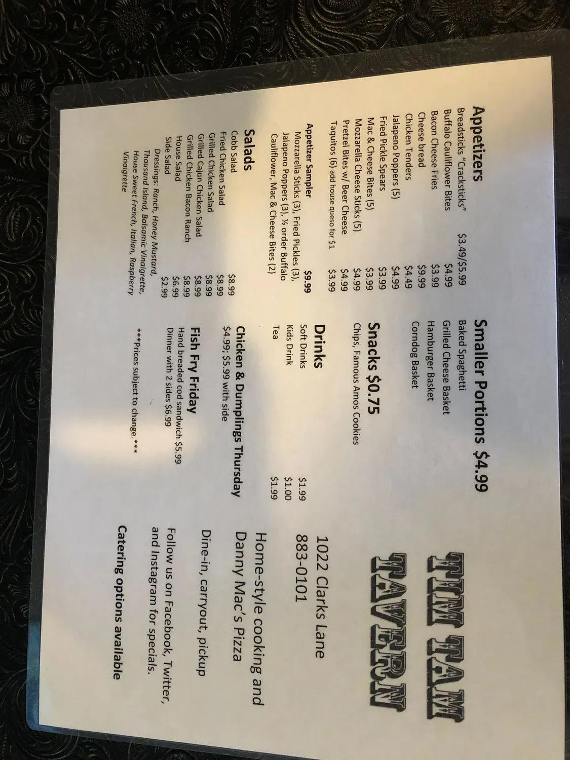 Menu 3