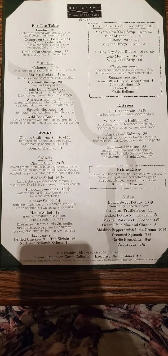 Menu 6