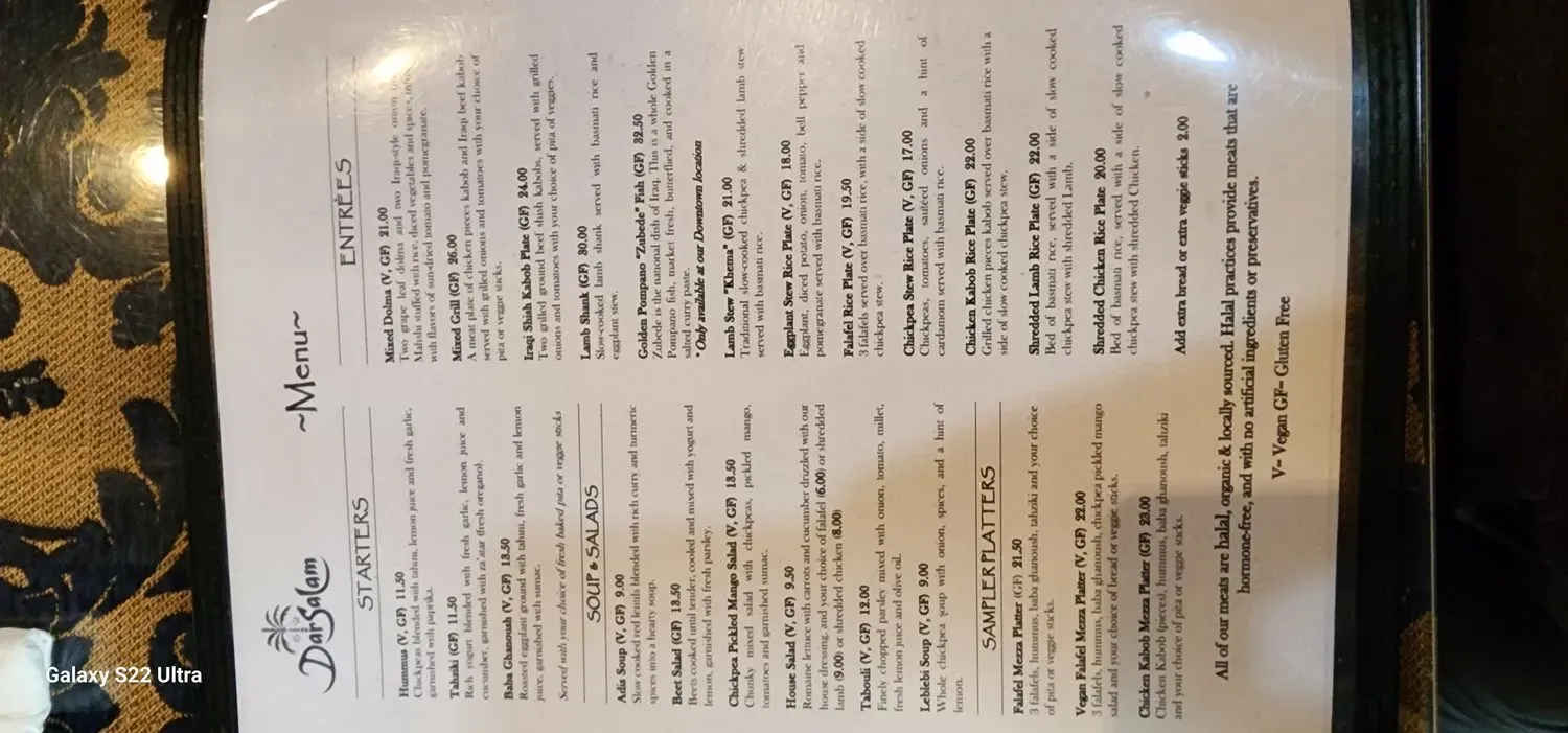 Menu 4