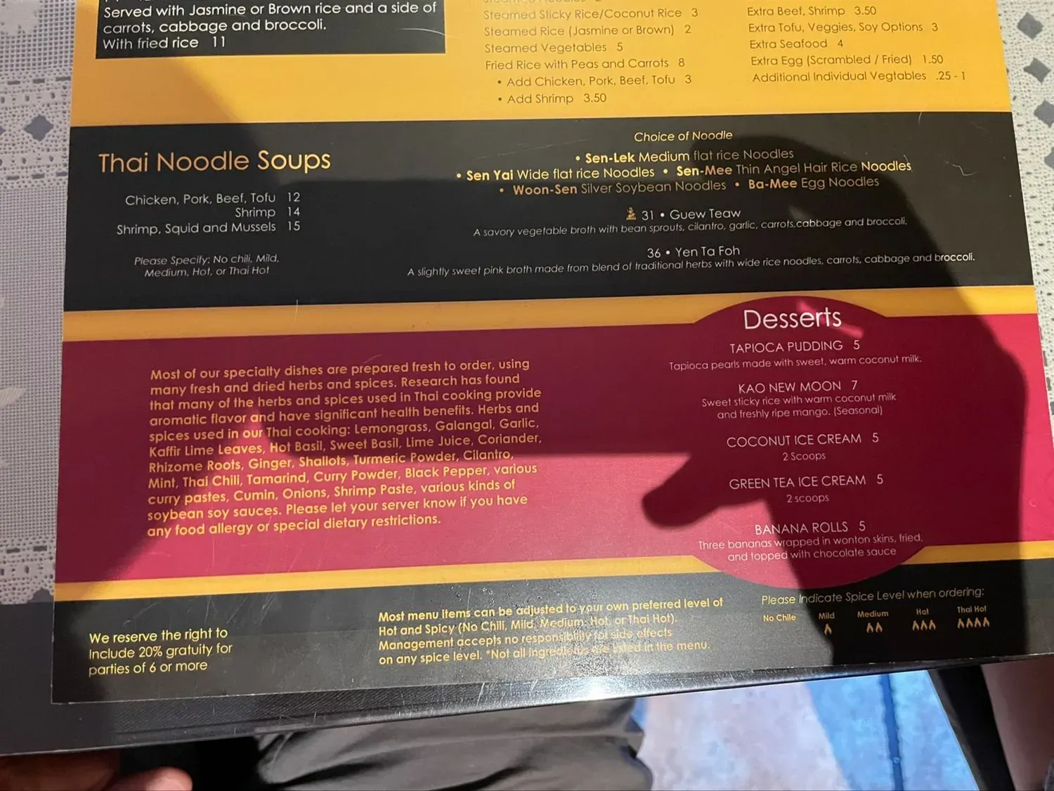 Menu 5