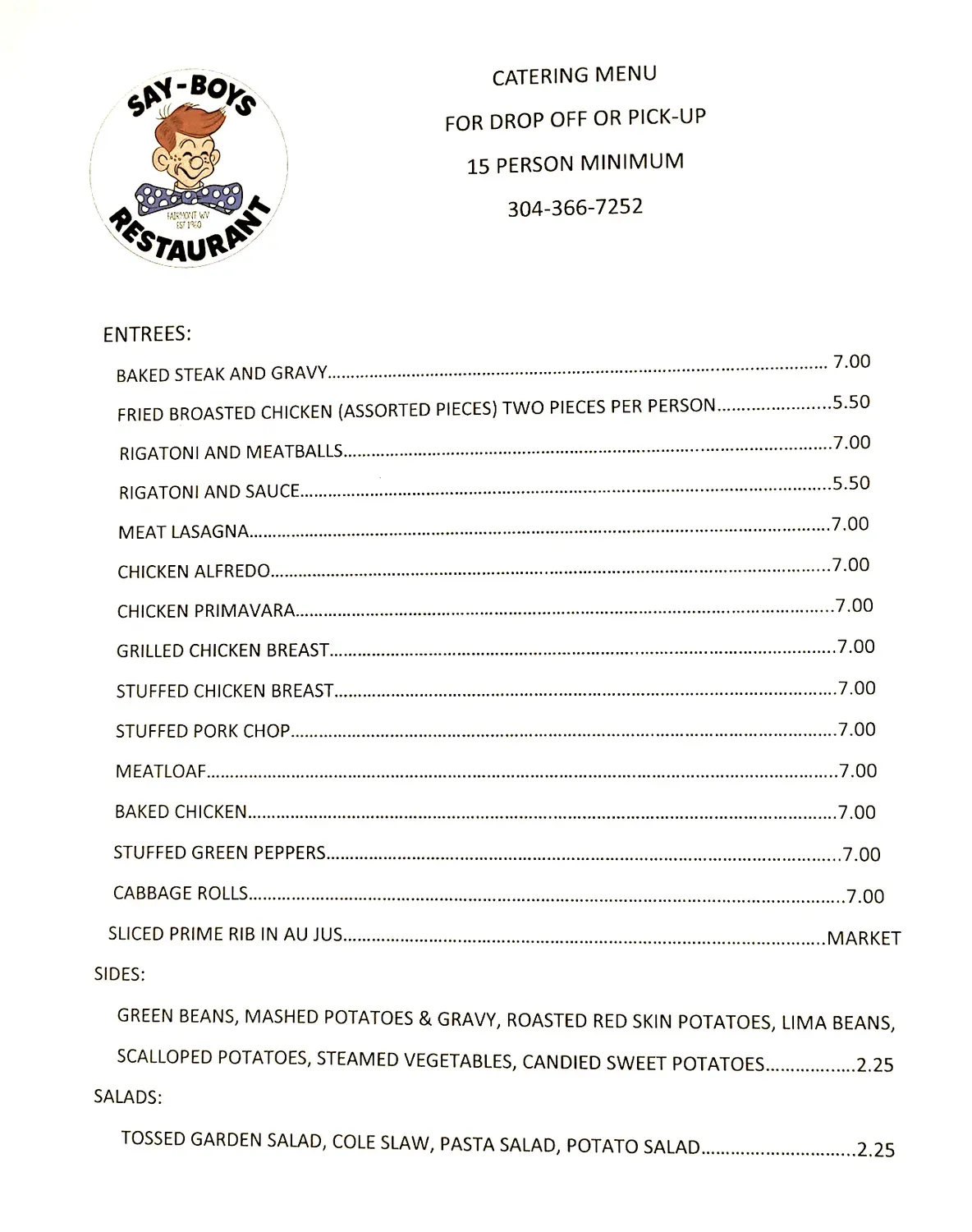 Menu 5