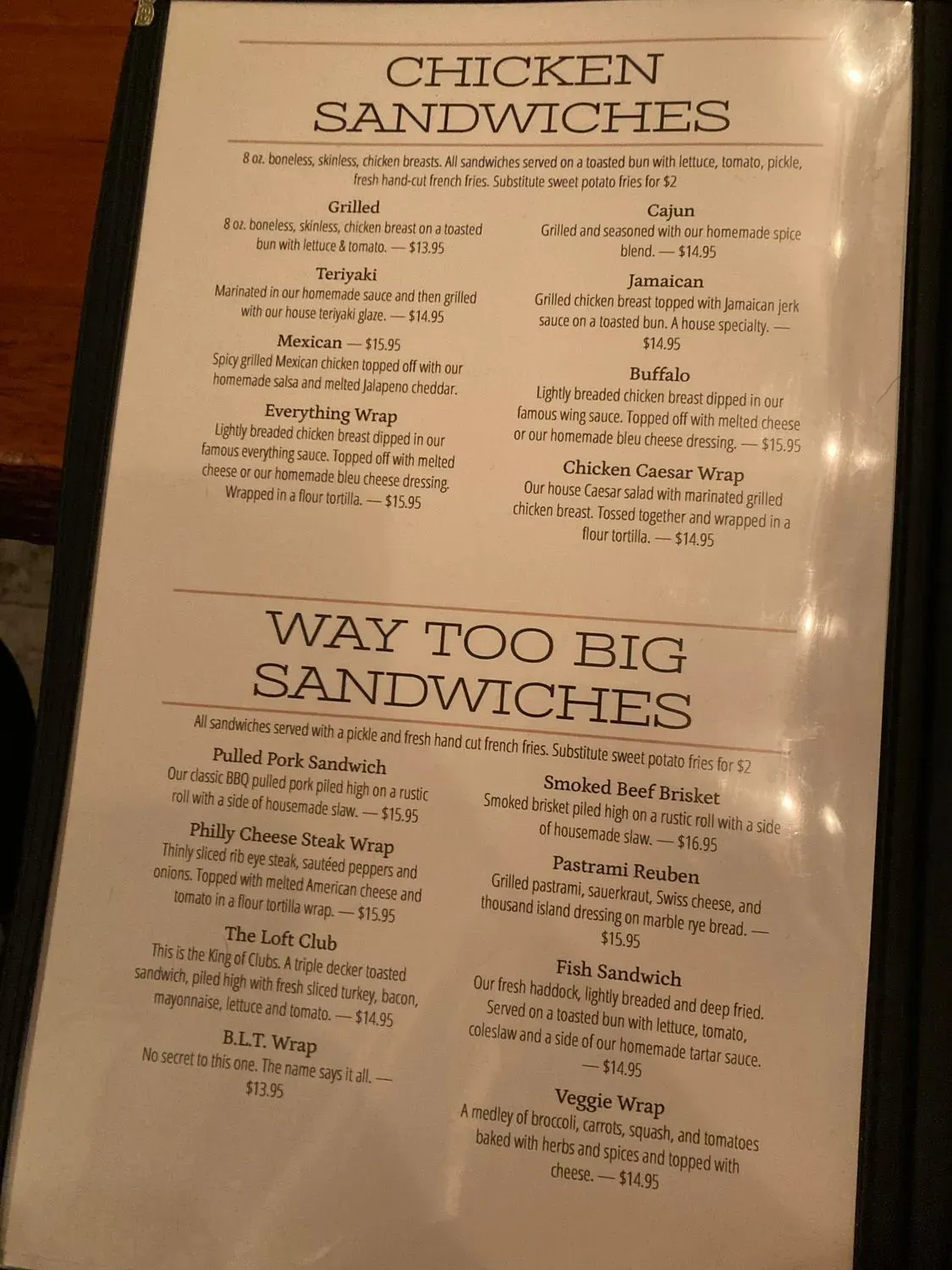 Menu 2