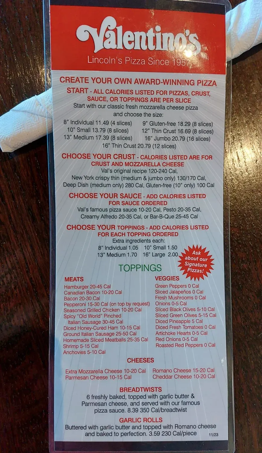 Menu 2