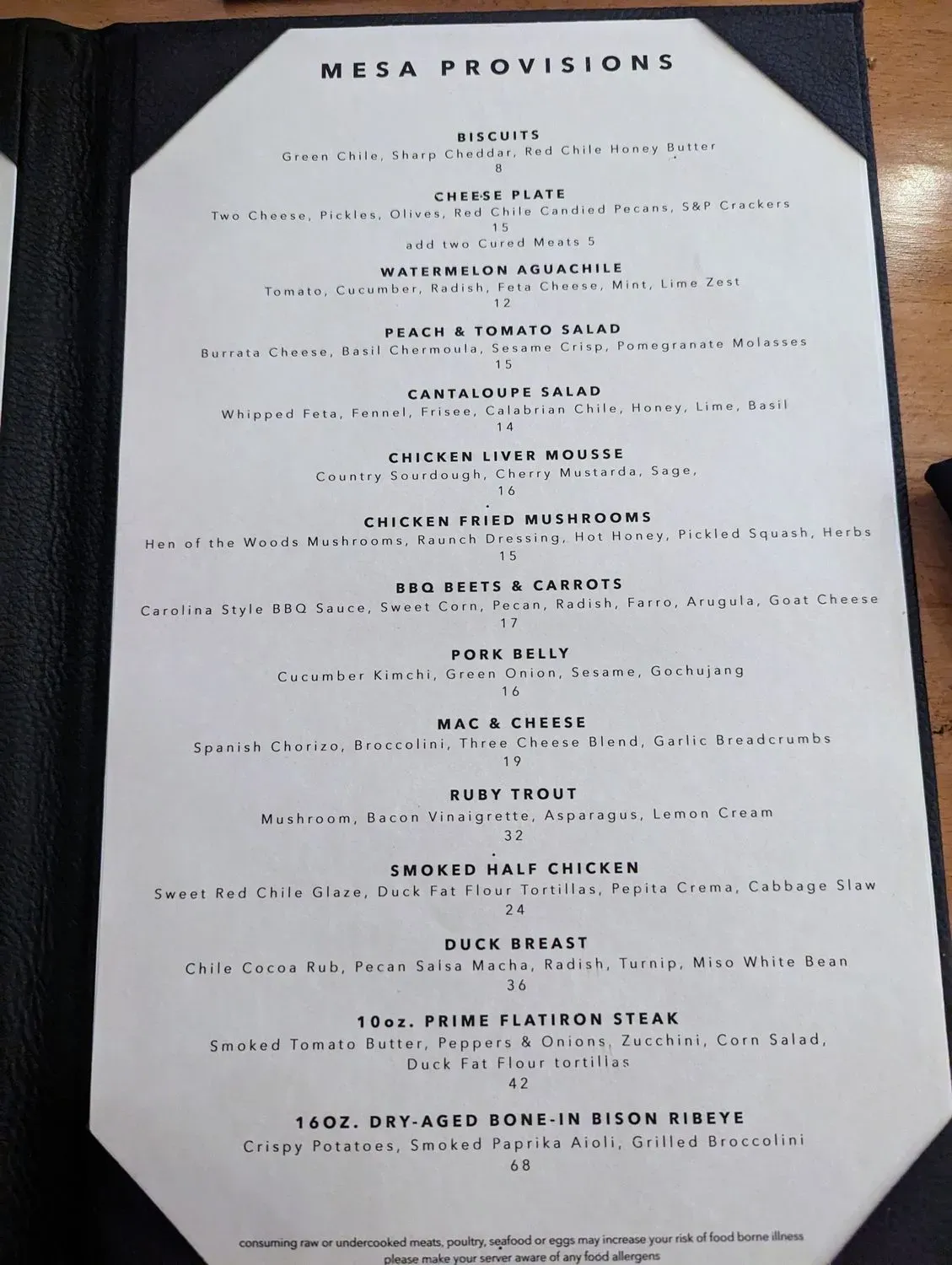 Menu 4