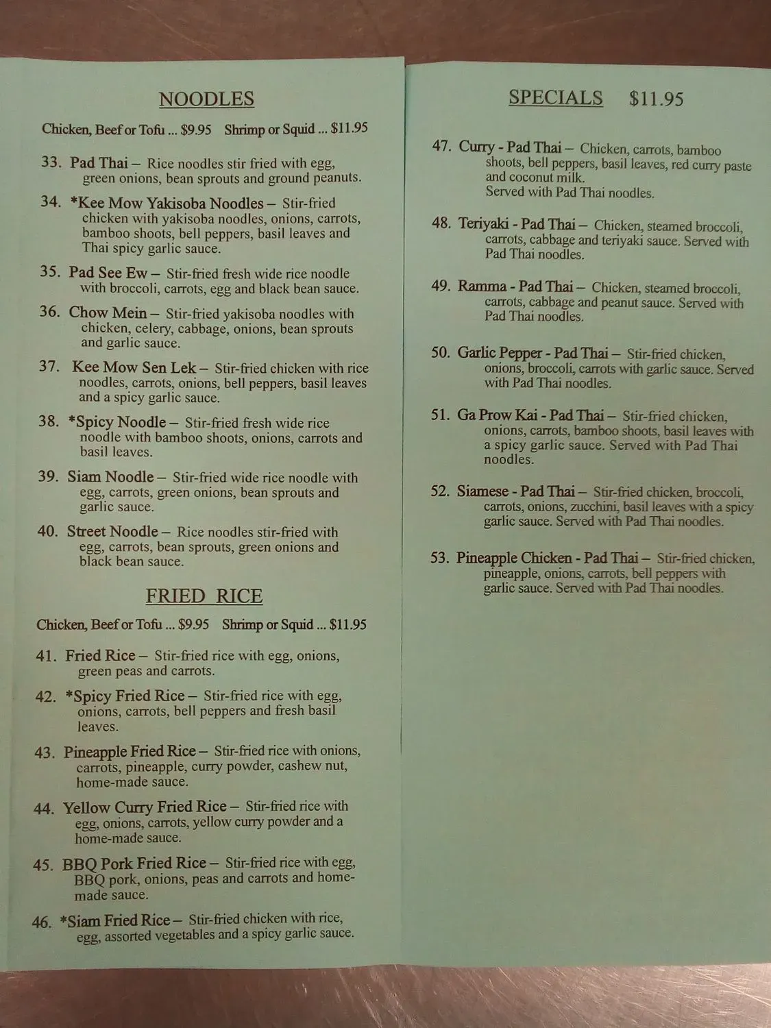 Menu 2