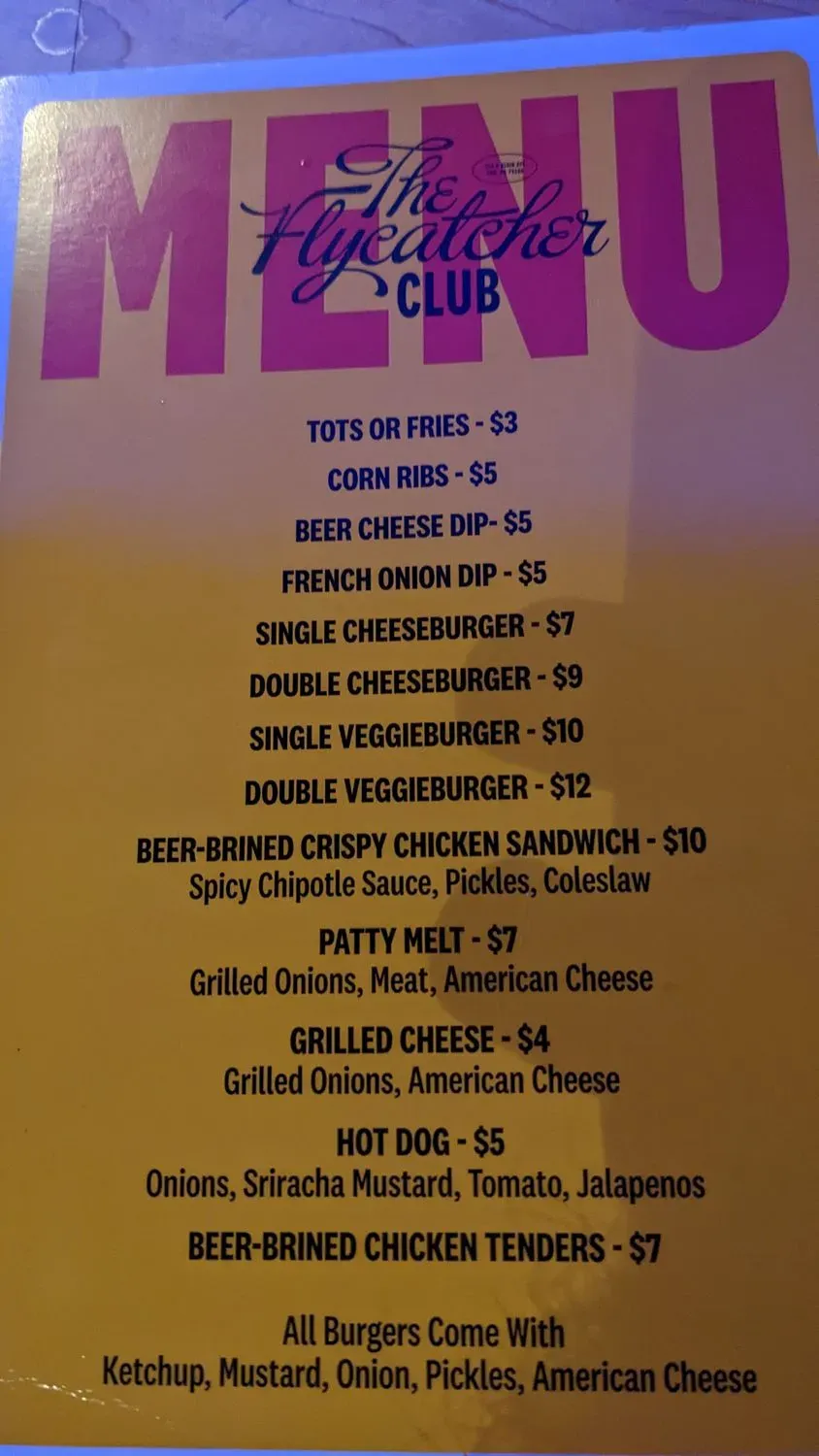 Menu 4