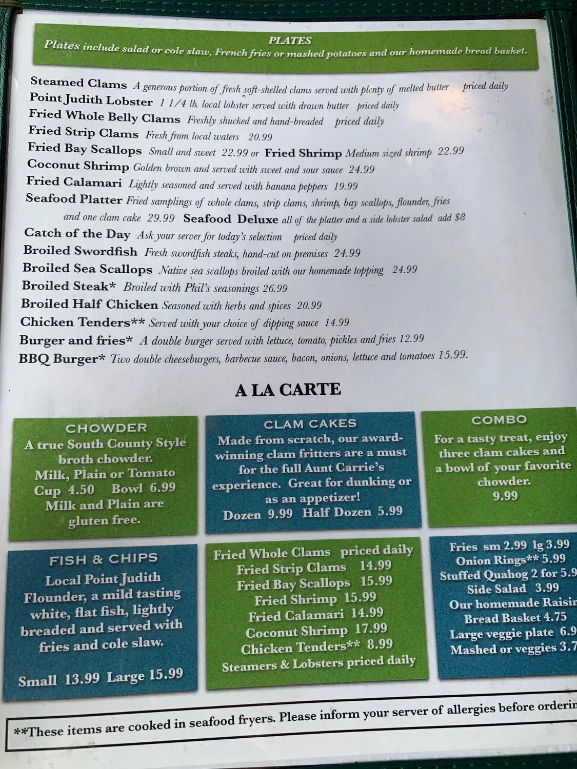 Menu 5