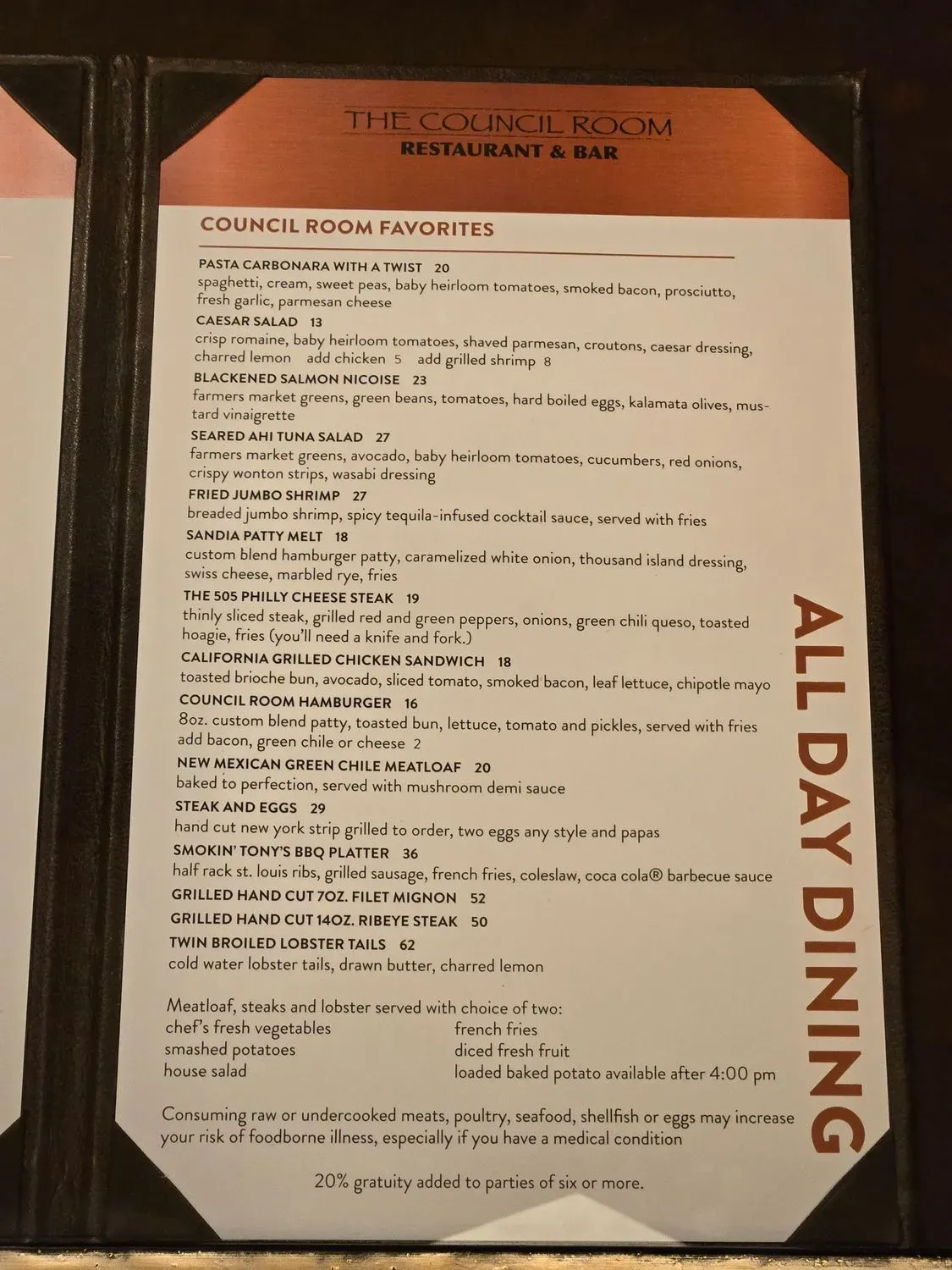 Menu 3