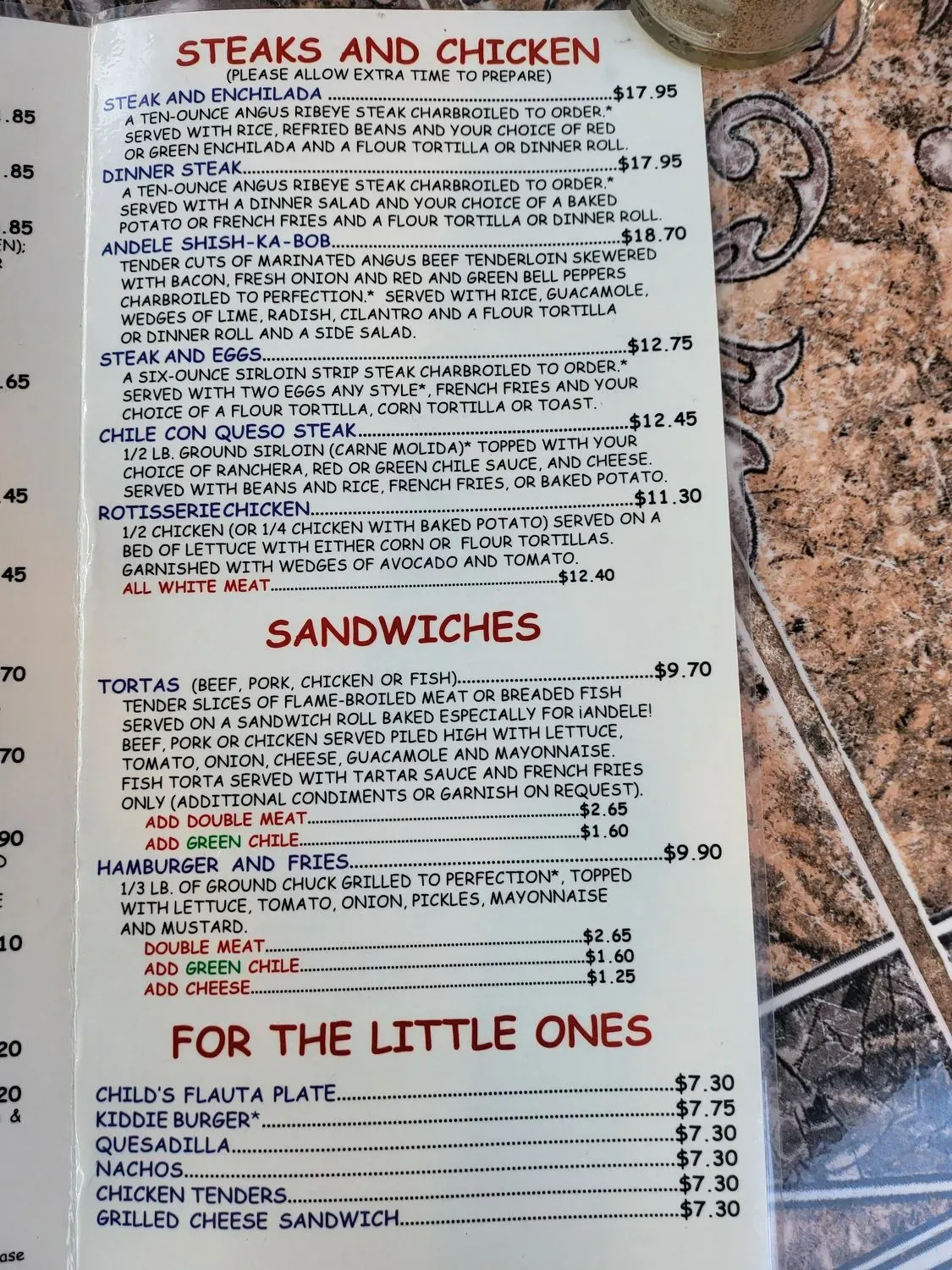 Menu 3
