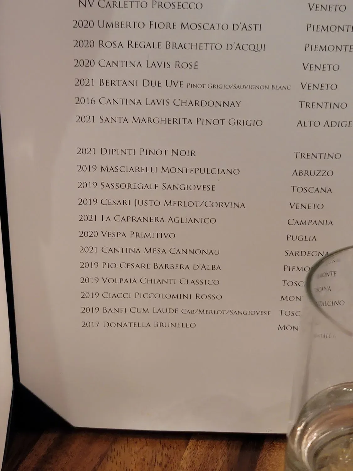 Maribella Ristorante Menu - Updated October 2025