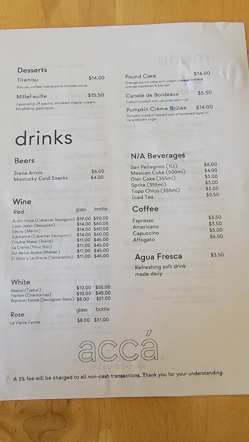 Menu 5