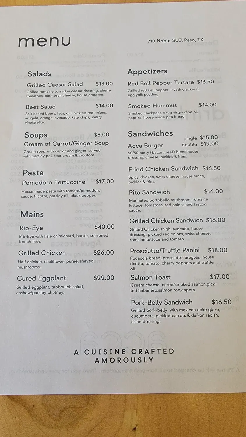 Menu 6