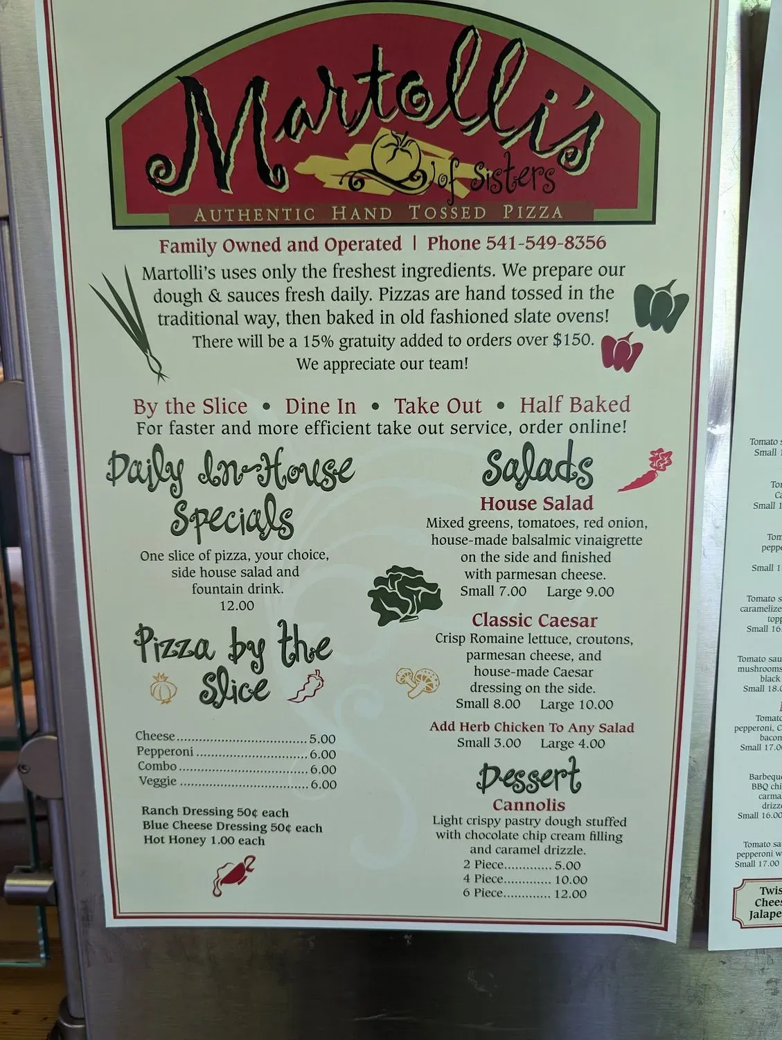 Menu 5