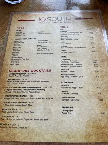 Menu 6