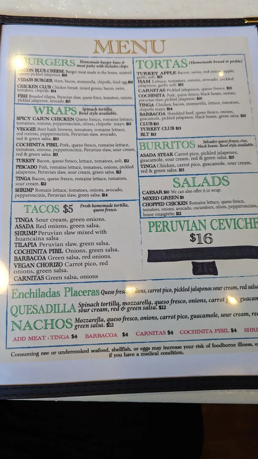 Menu 4