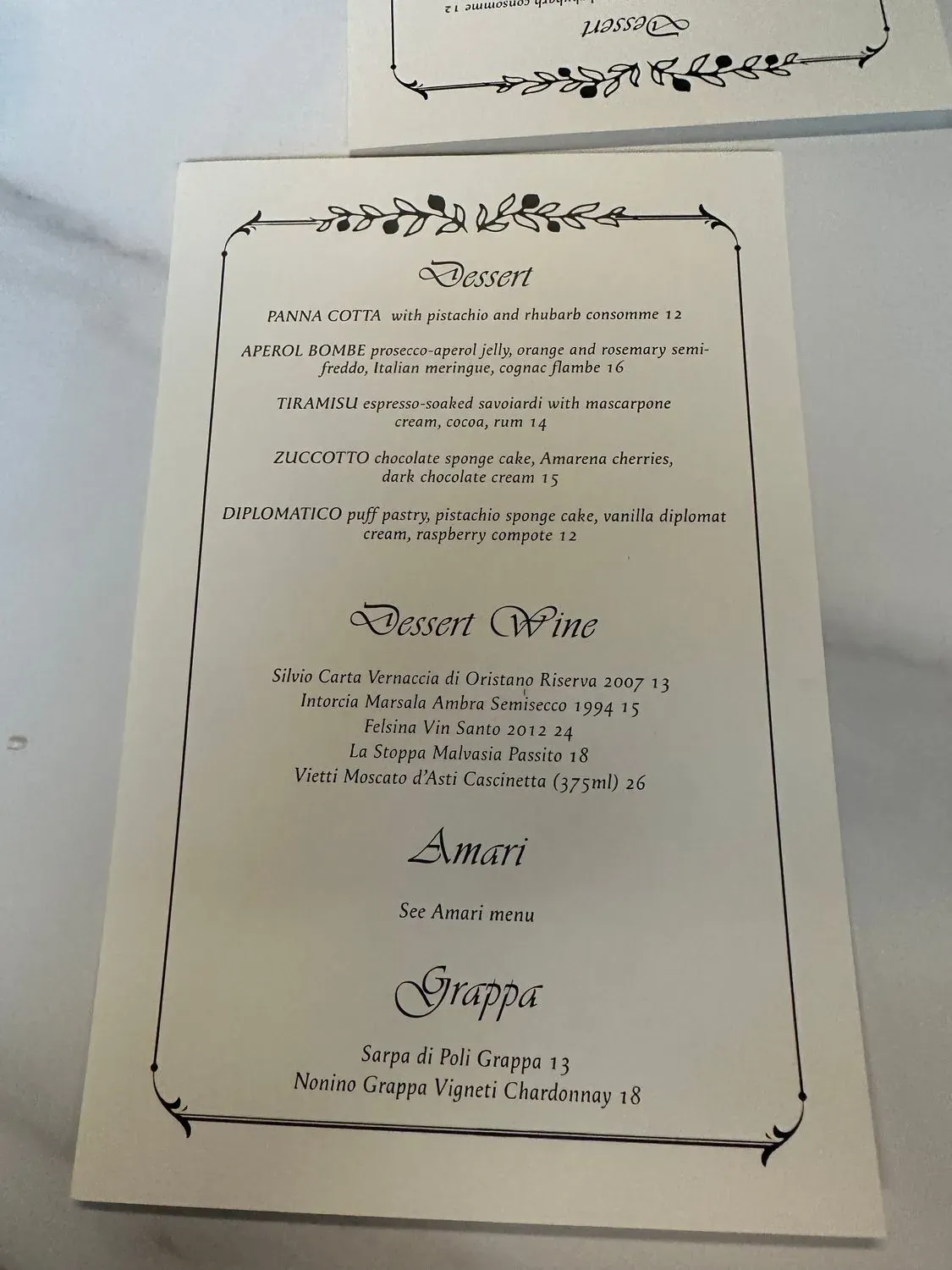 Menu 4