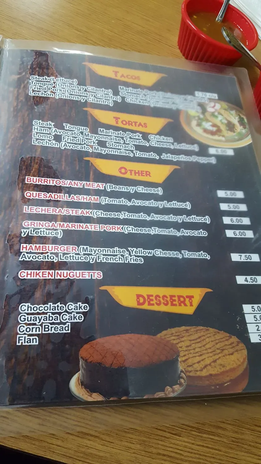 Menu 5