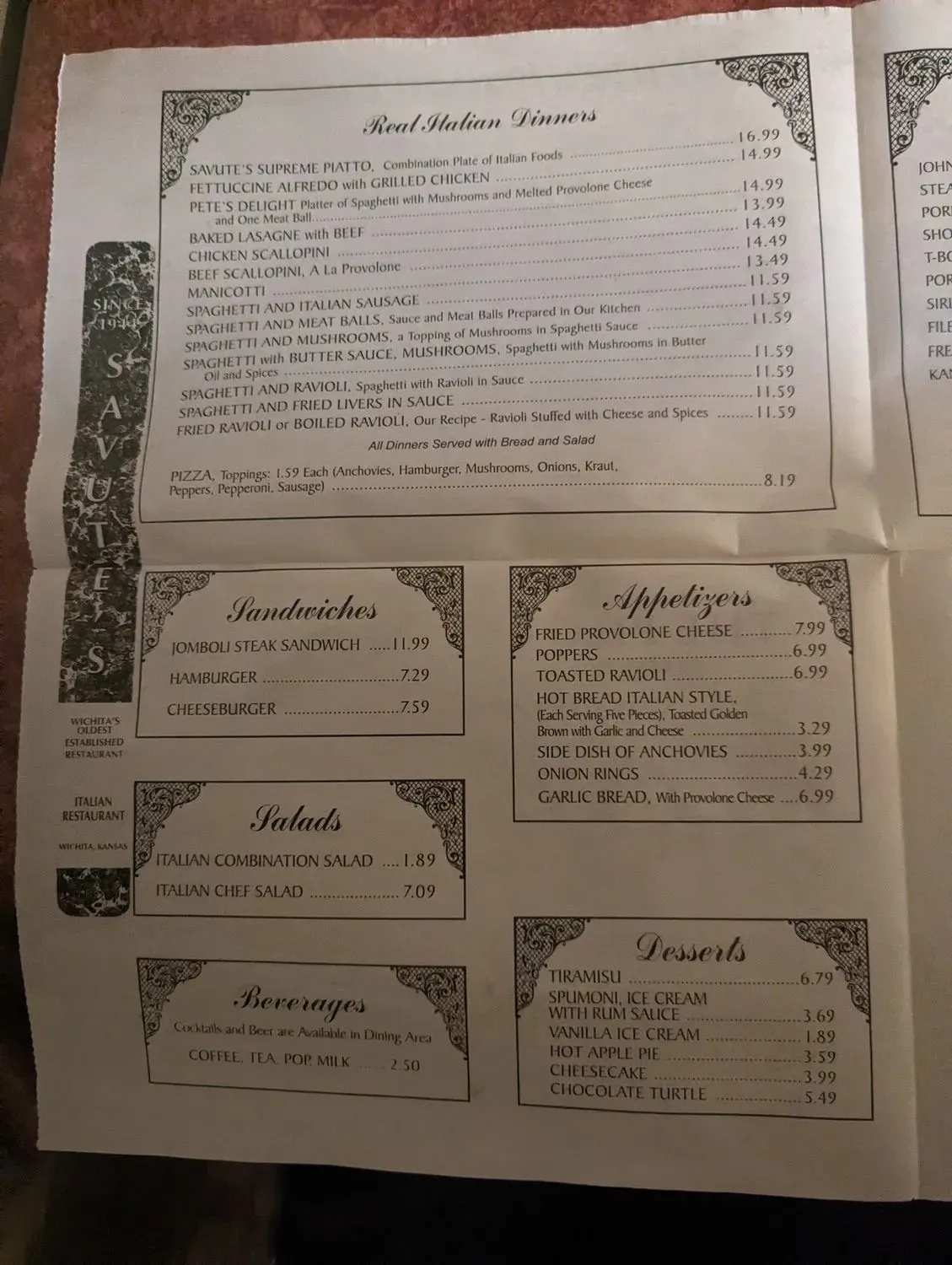 Menu 5