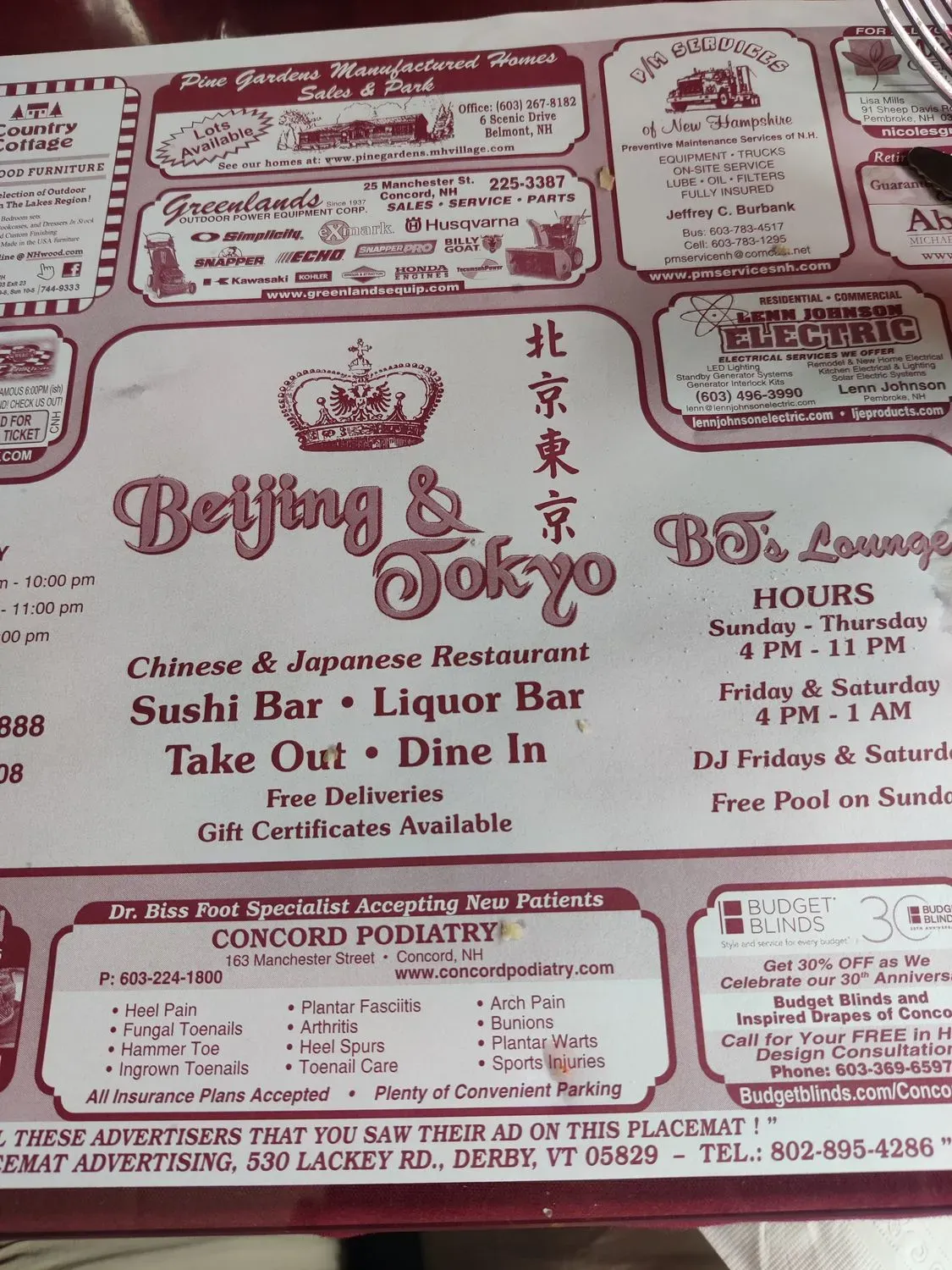 Menu 3