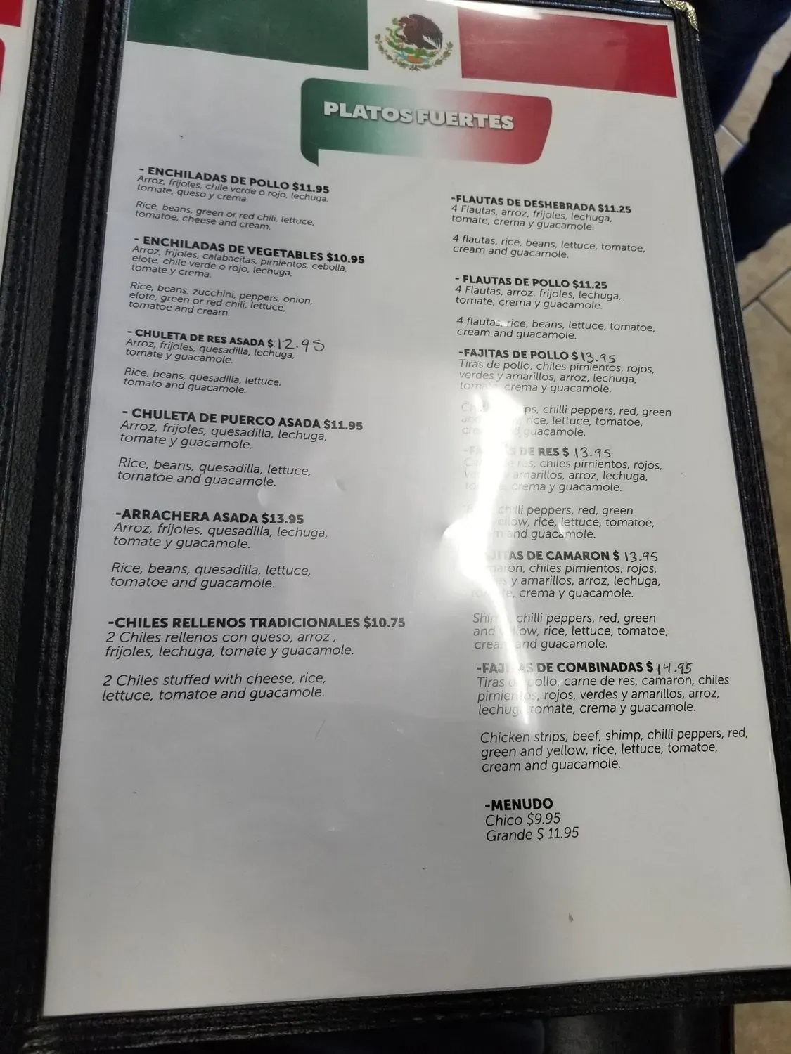 Menu 6