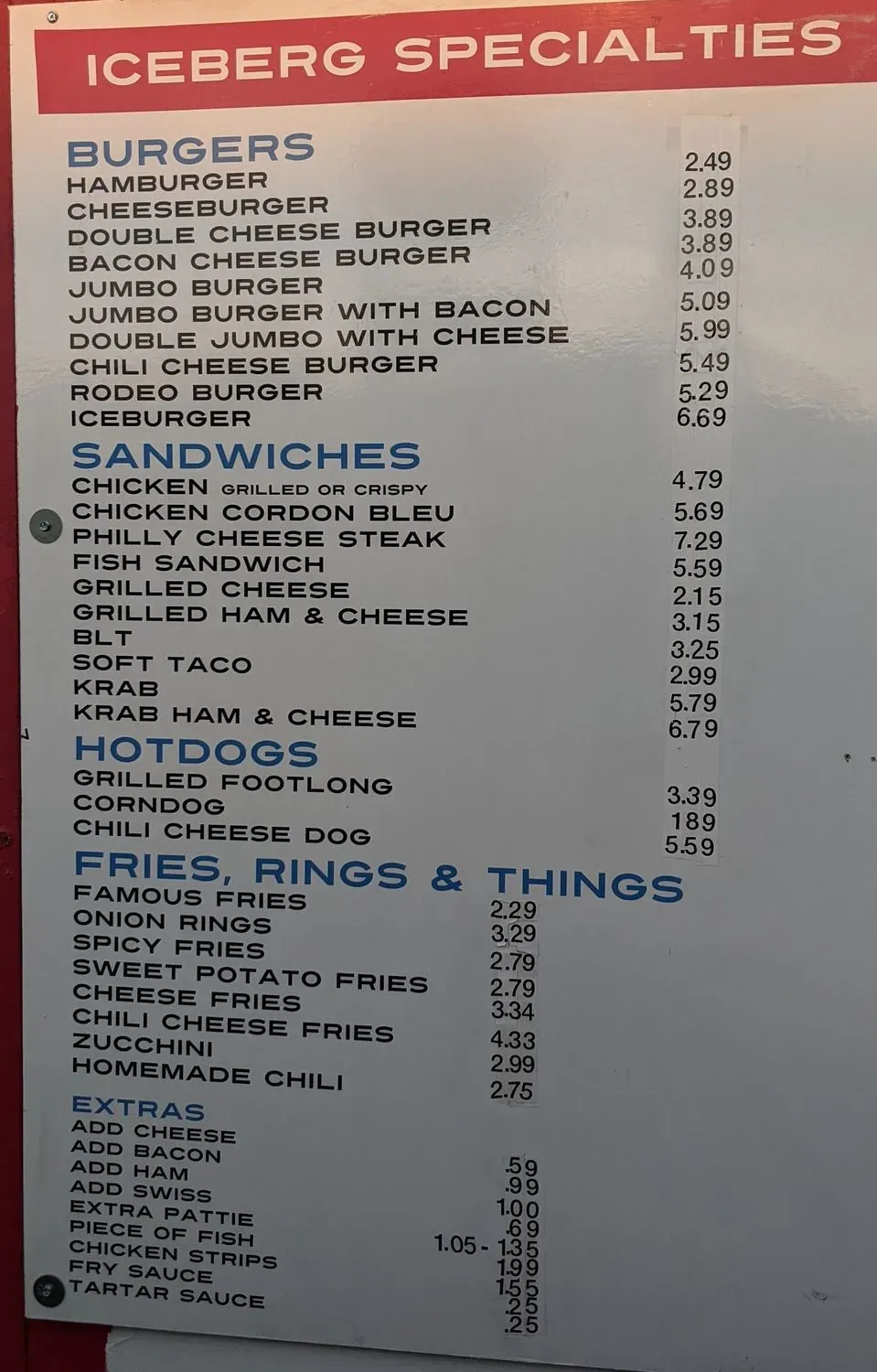 Menu 5