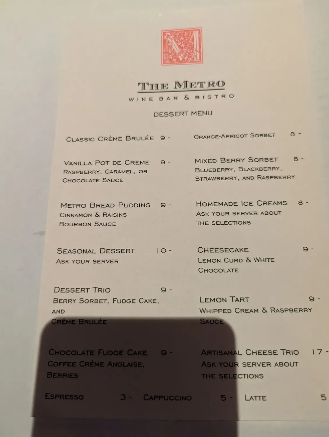 Menu 2