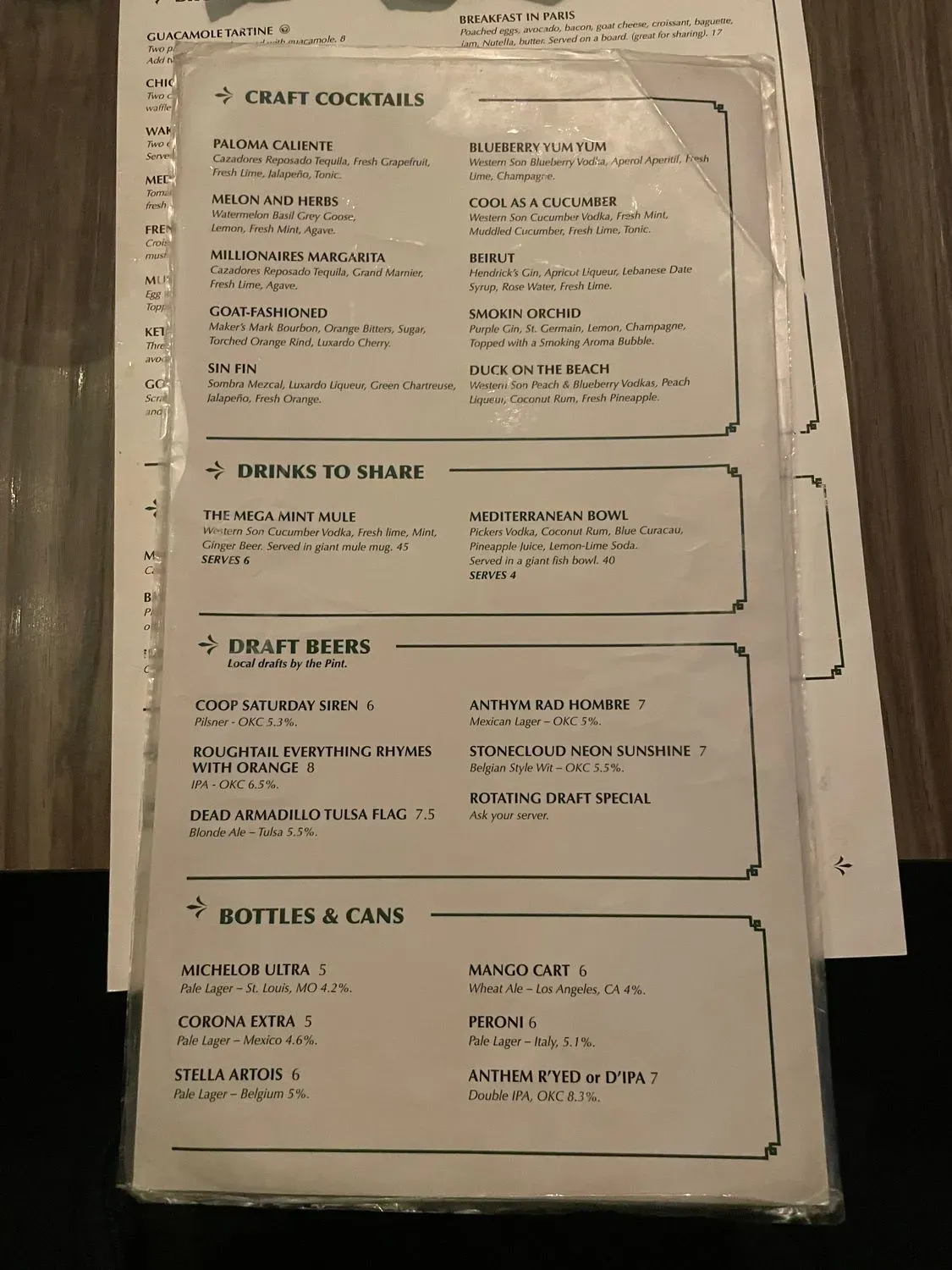 Menu 6