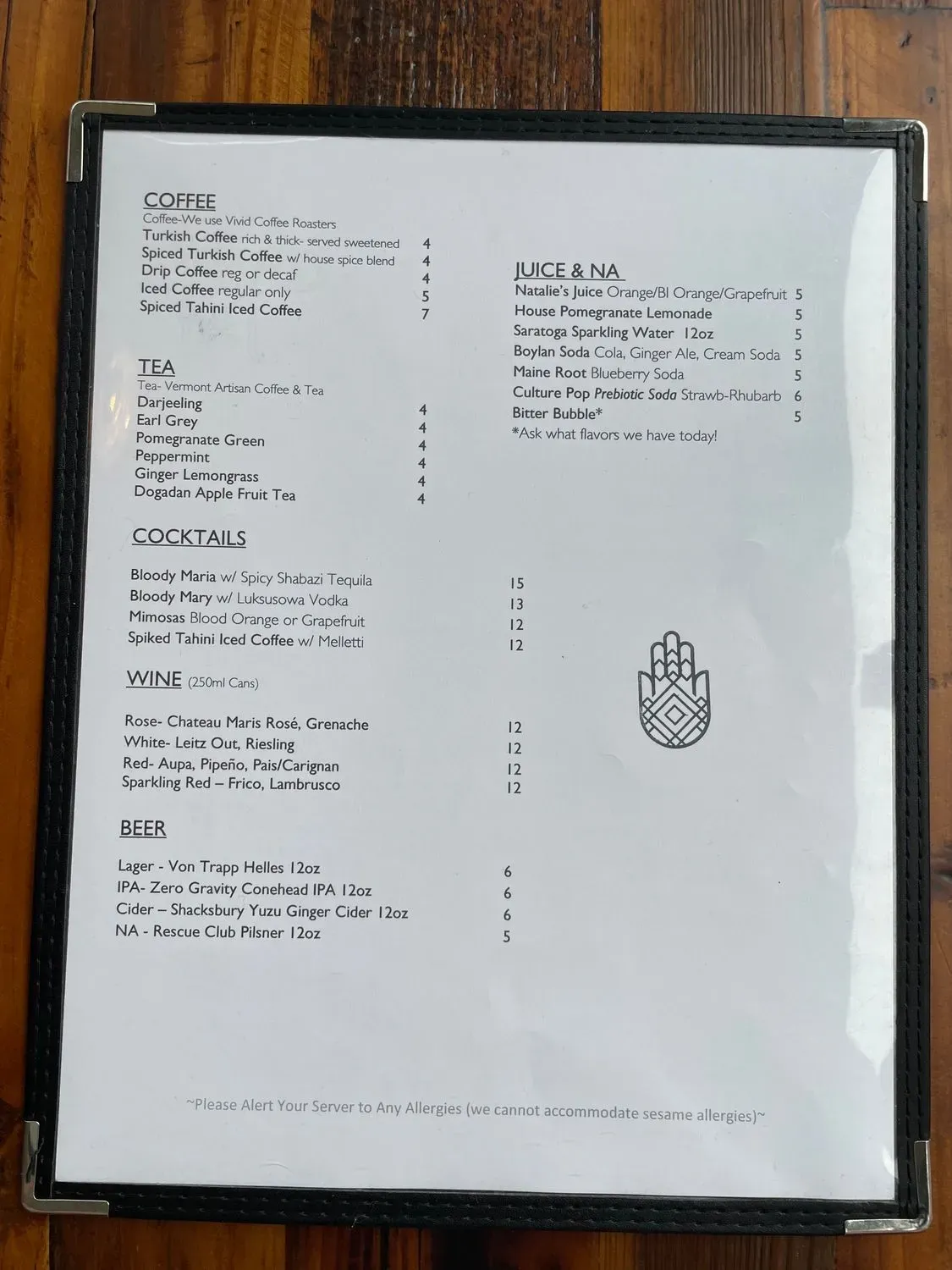 Menu 6