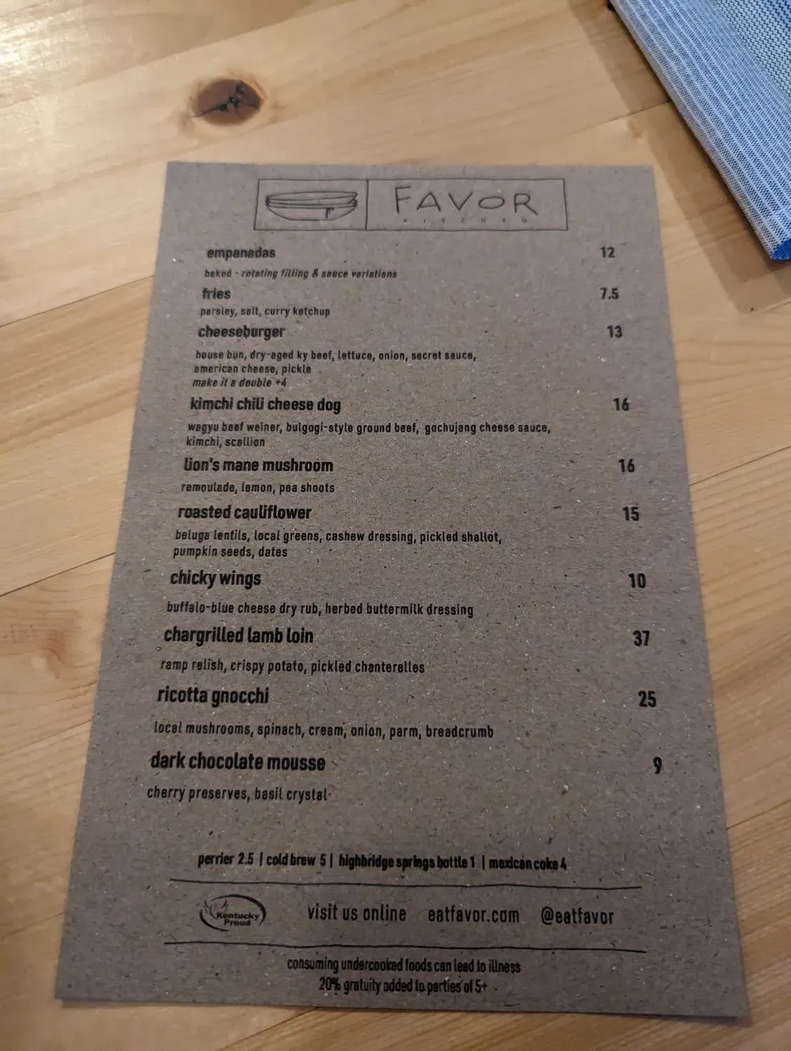 Menu 4