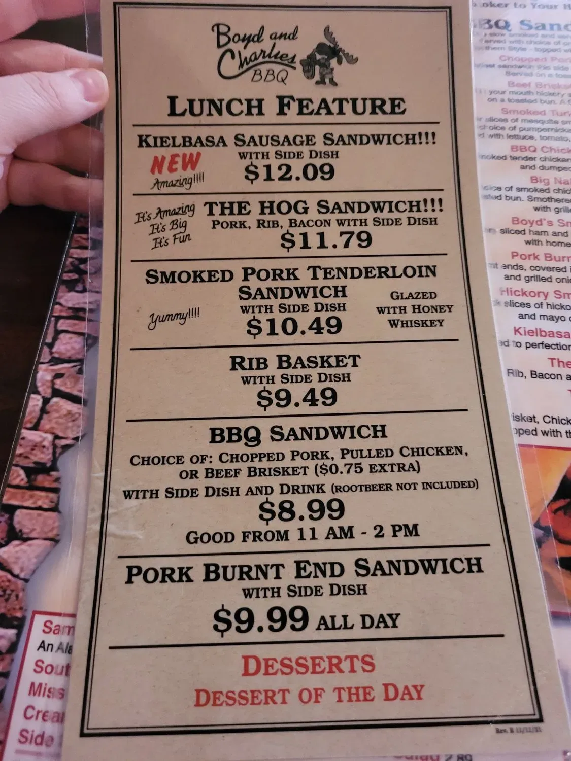 Menu 5