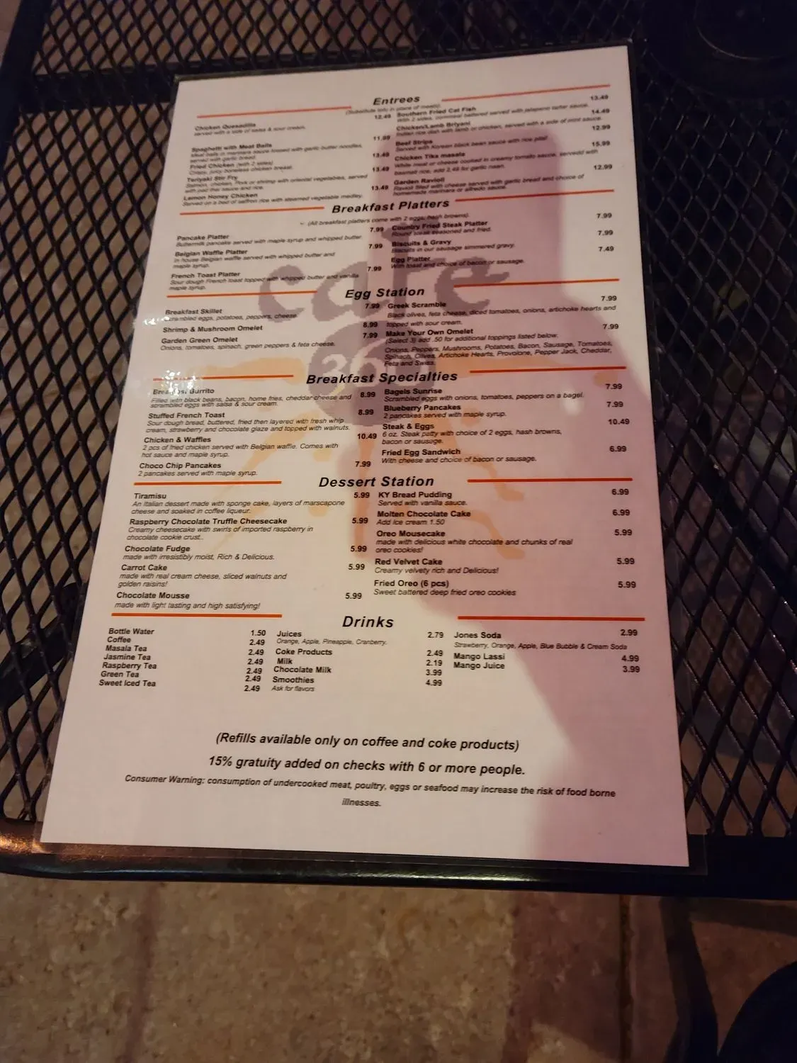 Menu 4