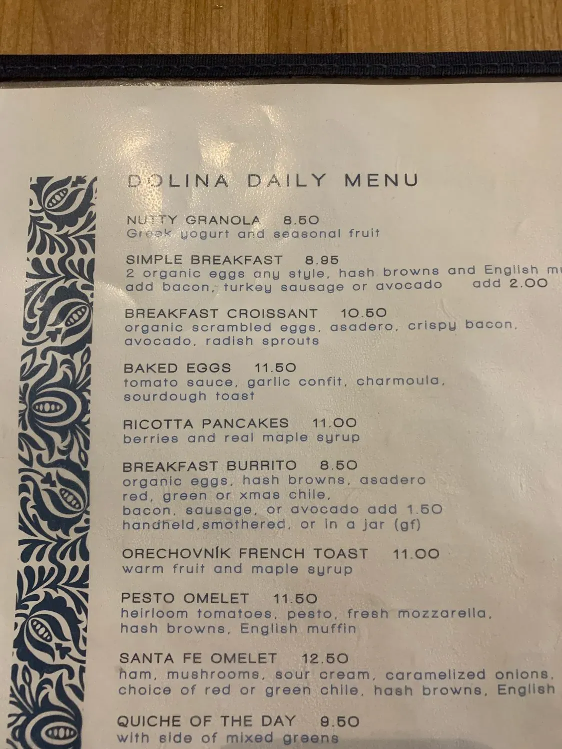 Menu 3