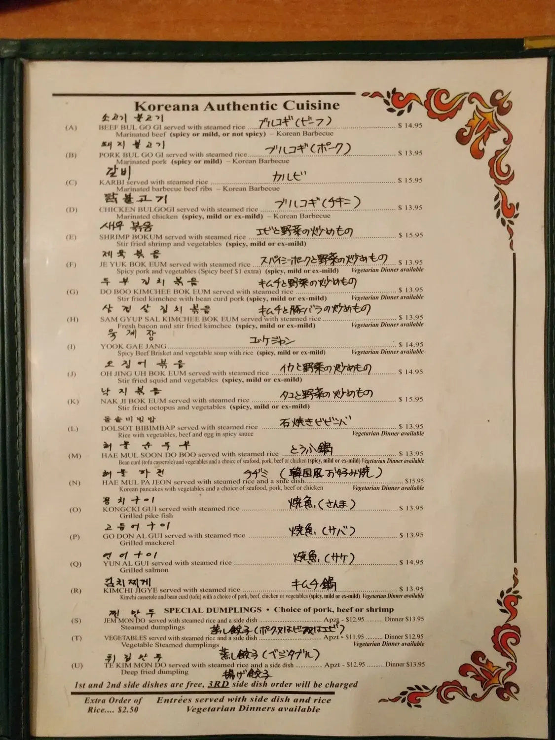 Menu 4