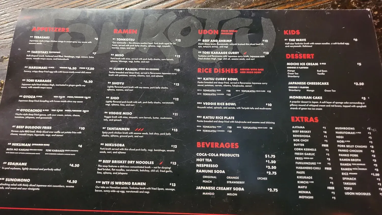 Menu 2