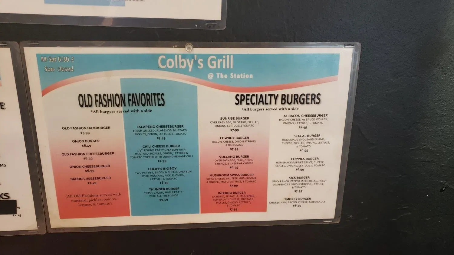 Menu 5