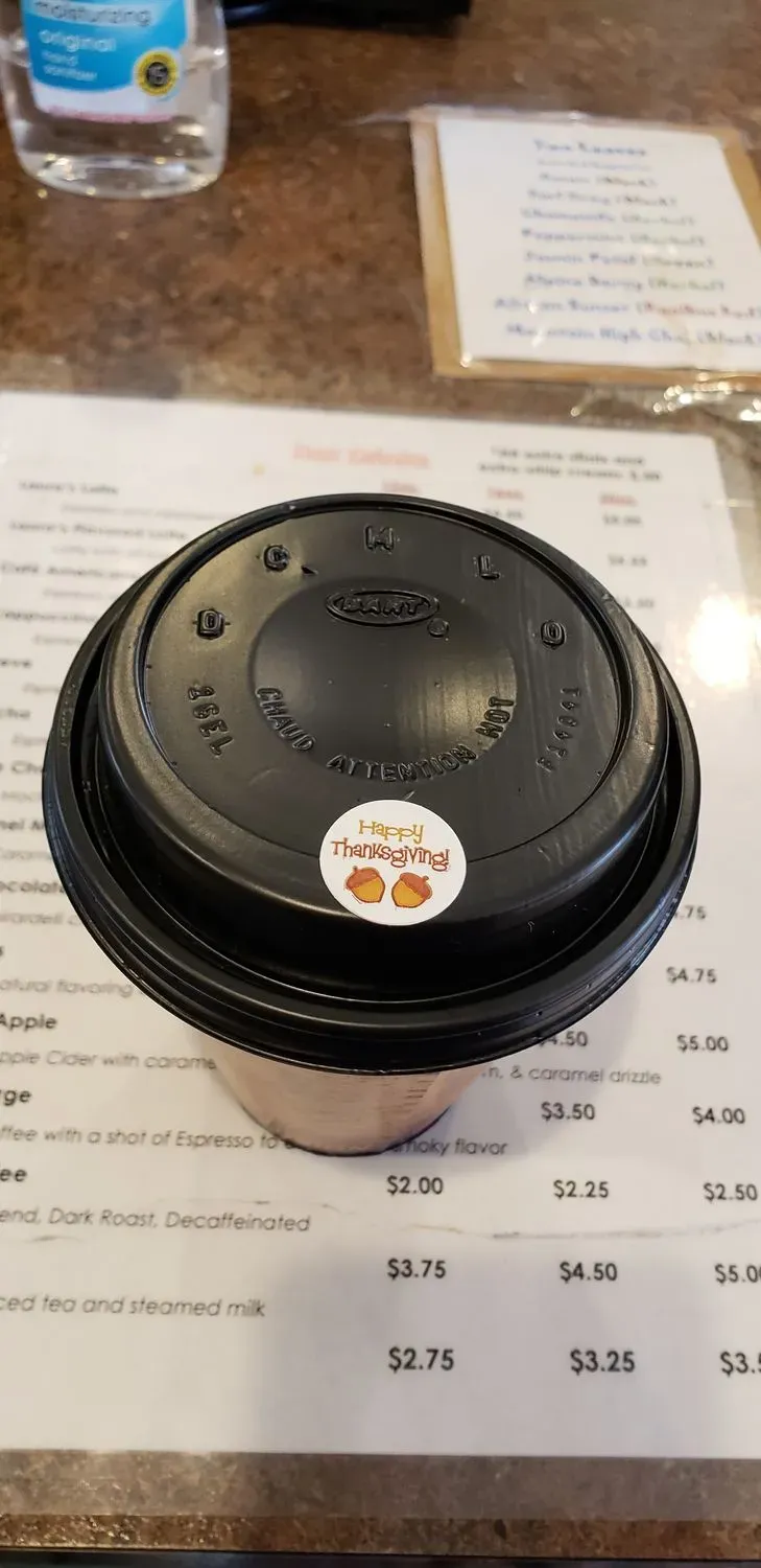 Laura's Lattes Menu - Updated October 2025