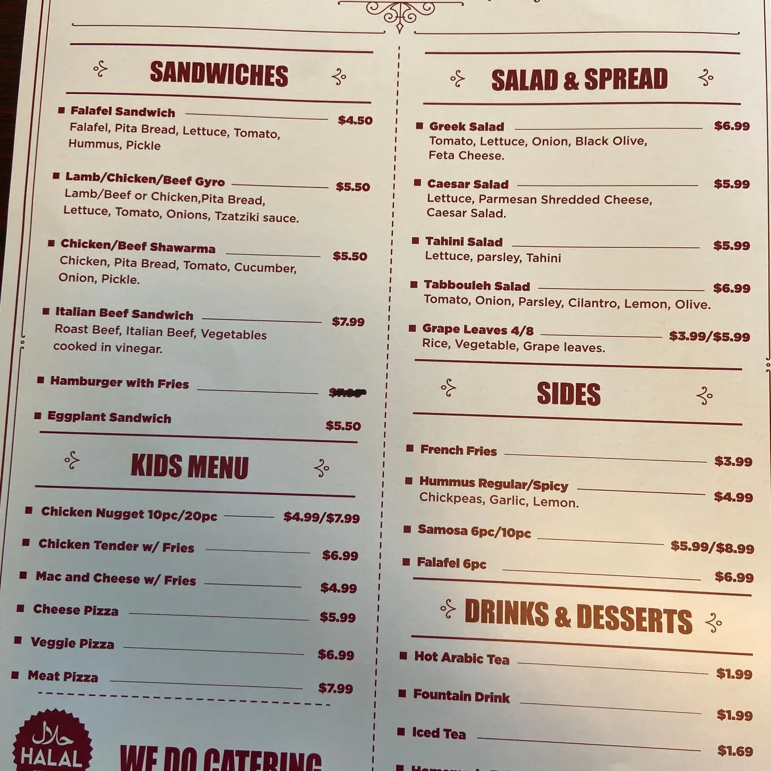 Menu 3