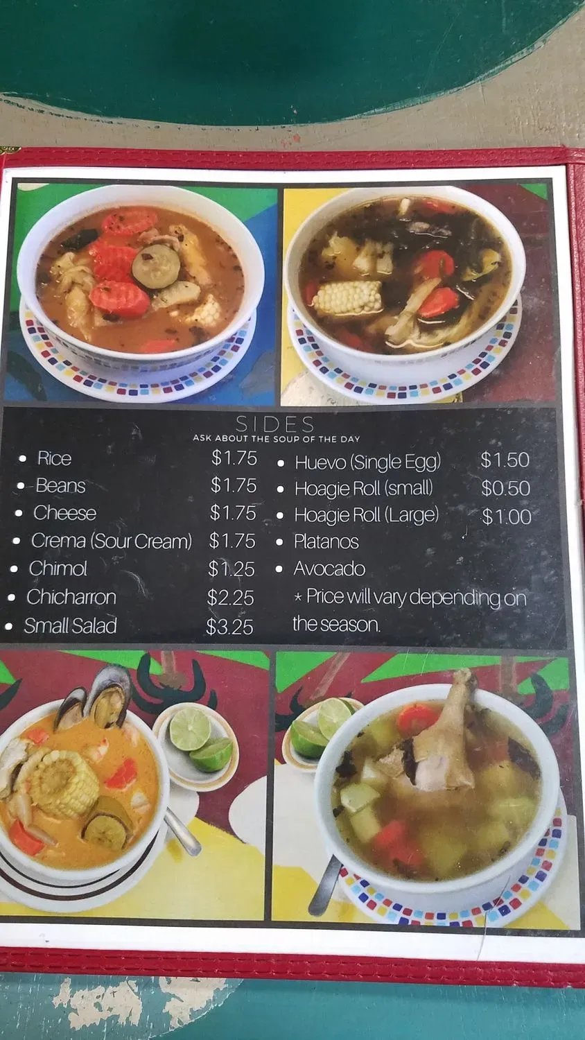 Menu 4