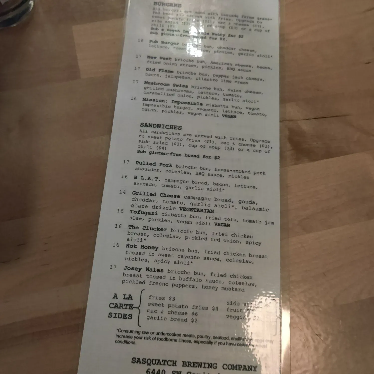 Menu 4